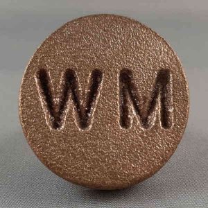 Ingot Foundry Brass Kerbmarkers Permanent Survey Markers Kerb Markers